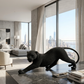 Black Panther Luxury Sculpture – Premium Modern Décor Piece